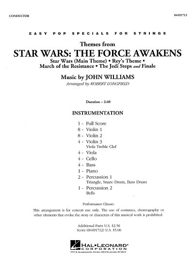 J. Williams: Themes from Star Wars: The Force , Stro (Part.)
