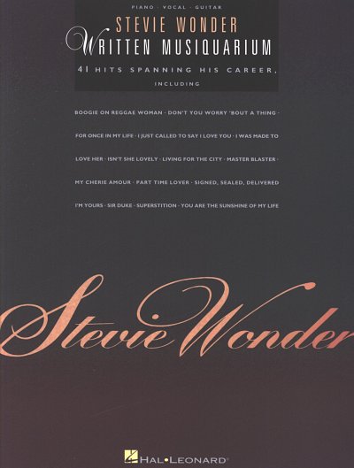 Stevie Wonder - Written Musiquarium, GesKlavGit