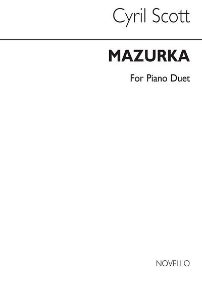 C. Scott: Mazurka Op67 No.1 Piano Duet, Klav4m (Bu)