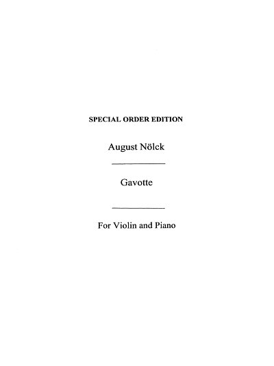 Gavotte 4 Op.162, VlKlav (Bu+CD)