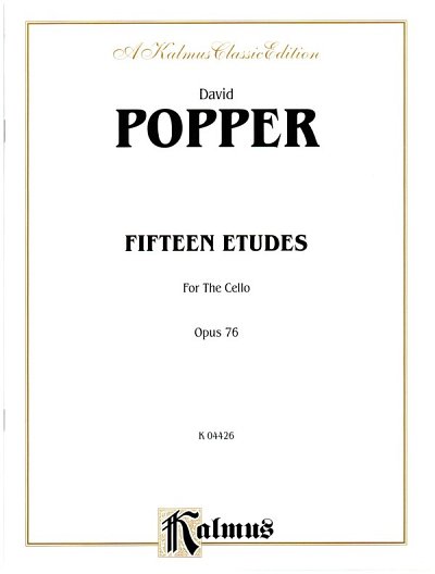 D. Popper: Fifteen Etudes for Cello, op. 76, Vc (Bu)