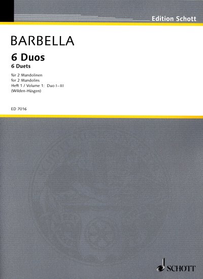 E. Barbella: Sechs Duos Heft 1, 2Mand