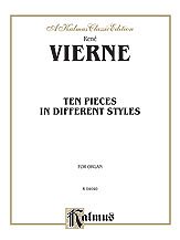 DL: R. Vierne: Vierne: Ten Pieces in Different Styles, Org