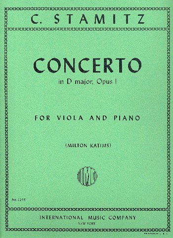 C. Stamitz: Concerto Re Op. 1 (Katims) (Bu)