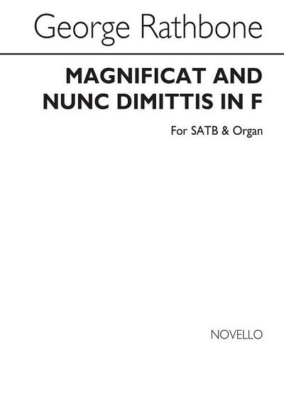 G. Rathbone: Magnificat And Nunc Dimittis In , GchOrg (Chpa)
