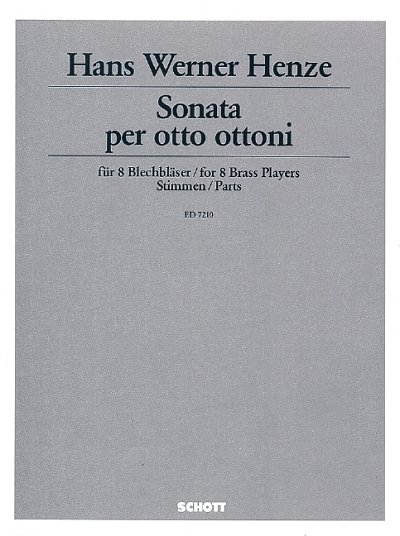 H.W. Henze: Sonata per otto ottoni , Blech8 (Stsatz)