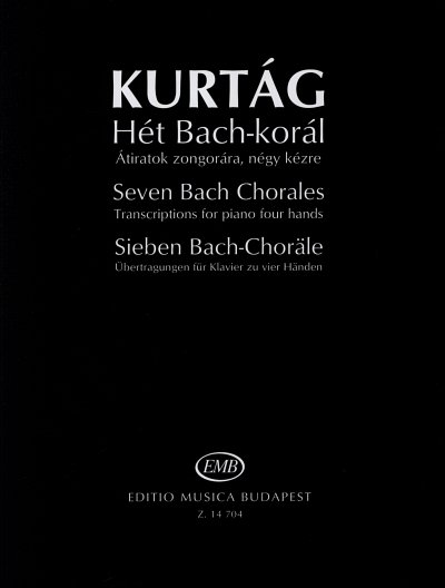G. Kurtág: Sieben Bach-Choräle, Klav4m (Sppa)