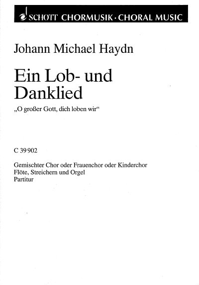M. Haydn: Ein Lob- und Danklied  (Part.)