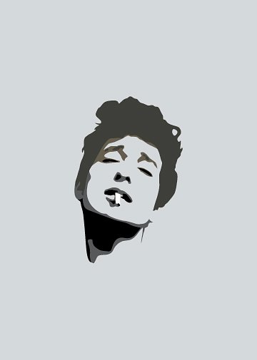Pop Art Bob Dylan (Postkarte)
