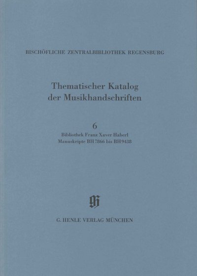KBM 14/6 Bischöfliche Zentralbibliothek Regensburg