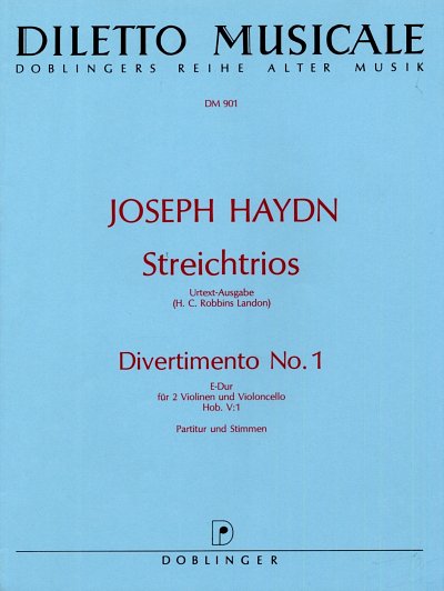 J. Haydn: Streichtrios  Divertimento Nr. 1 E-Dur - Hob. V:1 
