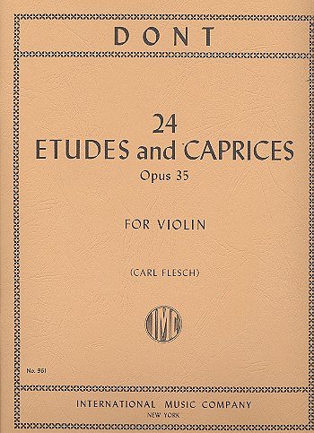 J. Dont: Studi E Capricci Op. 35 (Flesch), Viol