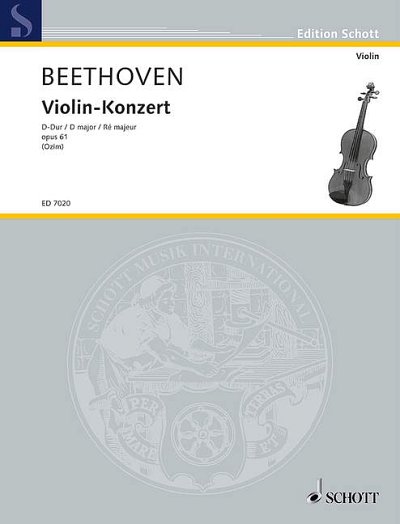 DL: L. v. Beethoven: Violin-Konzert D-Dur, VlOrch (Vlsolo)