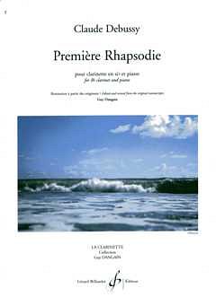 C. Debussy: Premiere Rhapsodie, KlarKlv (KlavpaSt)