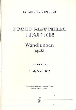 J.M. Hauer: Wandlungen op.53 für