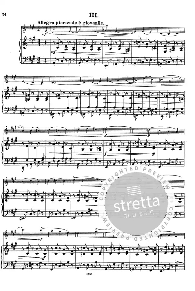 C. Nielsen: Sonata in A major for Violin , VlKlav (KlavpaSt) (3)