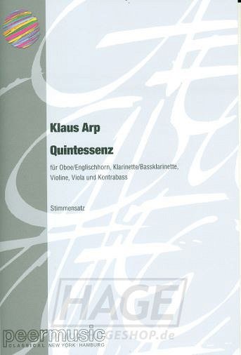 K. Arp: Quintessenz, Kammer (OStsatz)