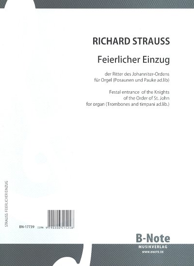 R. Strauss:  Feierlicher Einzug, Org;3PosTimp (OrgpSt)