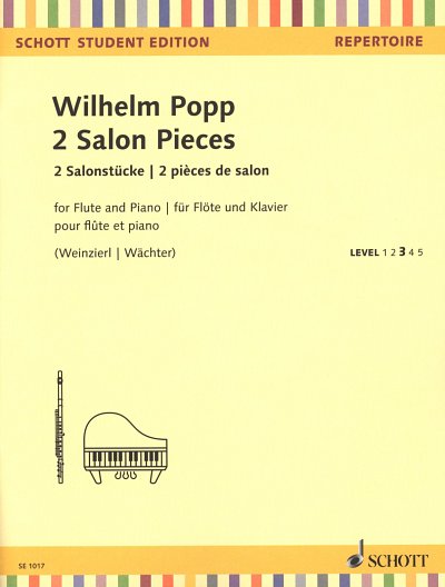 W. Popp: Zwei Salonstuecke - Level 3, FlKlav (KlavpaSt)