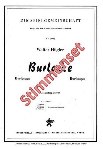 W. Huegler: Burleske