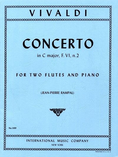 A. Vivaldi: Concerto in C-Dur, RV 533, 2FlKlav (Klavpa2Sppa)