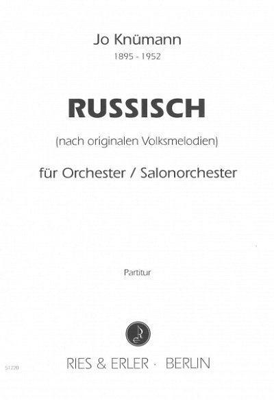 J. Knümann: Russisch, Salono/Orch (Part.)