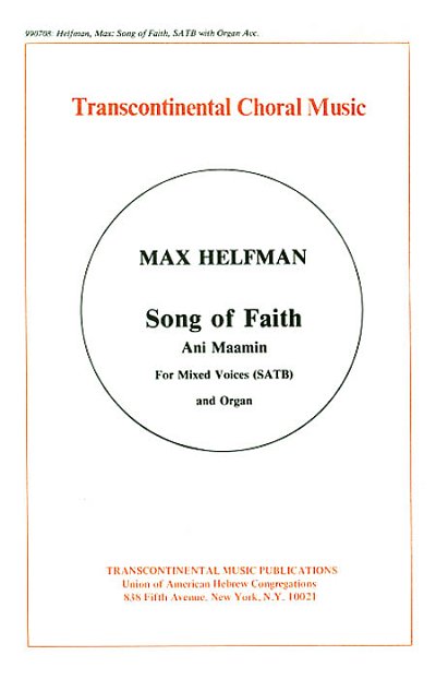 Song of Faith (Ani Ma'amin), GchKlav (Chpa)