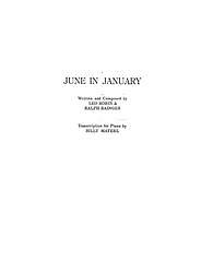 R. Rainger y otros.: June In January