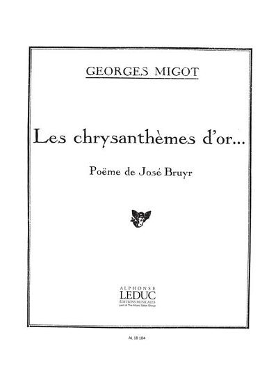 G. Migot: Les Chrysanthèmes d'Or, GesKlav