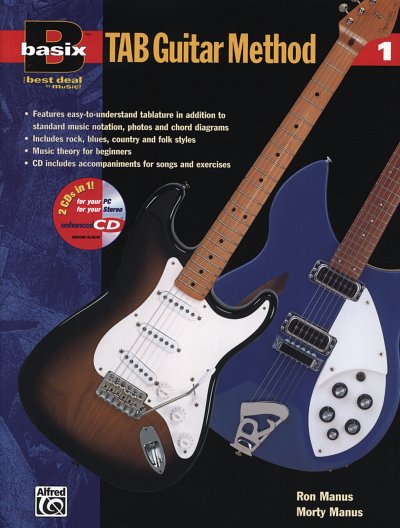 Manus Ron + Morty: Basix Tab Guitar Method Book 1