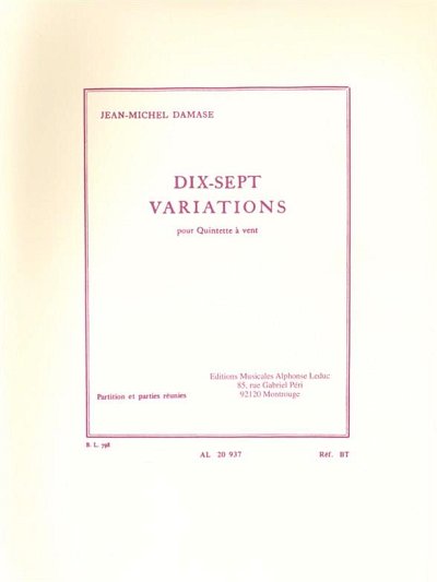 J.-M. Damase: 17 Variations (Pa+St)