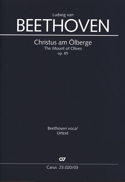 L. v. Beethoven: Christus am Ölberge op. 8, 3GesGchOrch (KA)