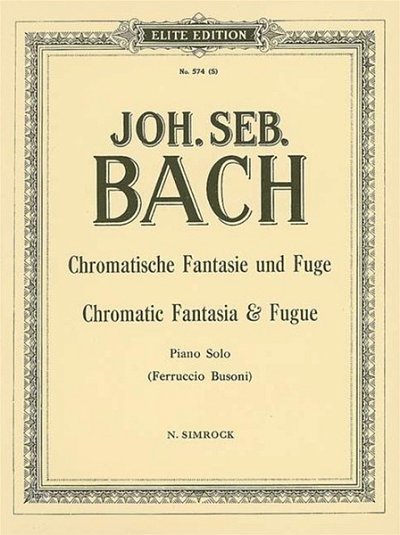 J.S. Bach: Chromatische Fantasie und Fuge , Klav