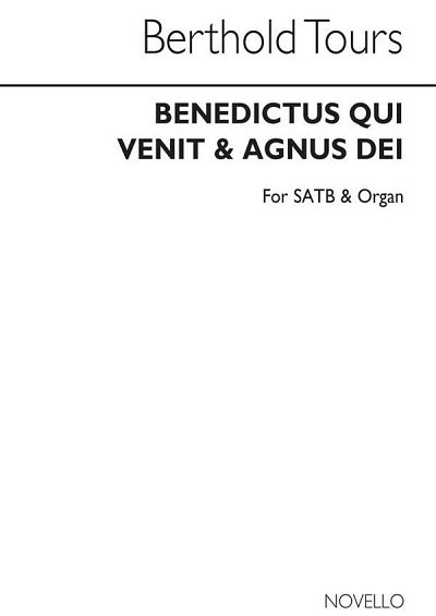 Benedictus Qui Venit & Agnus Dei In C, GchOrg (Chpa)