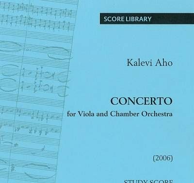 K. Aho: Concerto For Viola and Chamber Orchestra