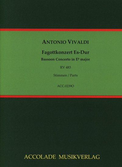 AQ: A. Vivaldi: Konzert Es-Dur RV 483, FgStrCemb (S (B-Ware)