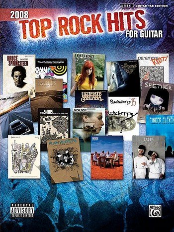 2008 Top Rock Hits For Guitar (Gtab), Git
