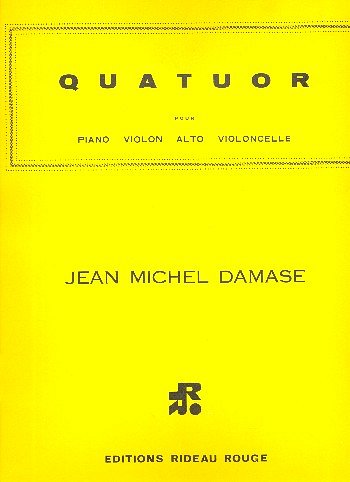 J.-M. Damase: Quatuor Violon-Alto-Vlc-Piano  (Part.)