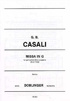 Casali Giovanni Battista: Missa In G
