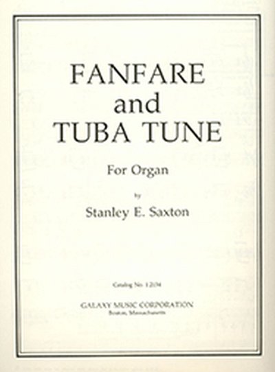 Fanfare and Tuba Tune, Org