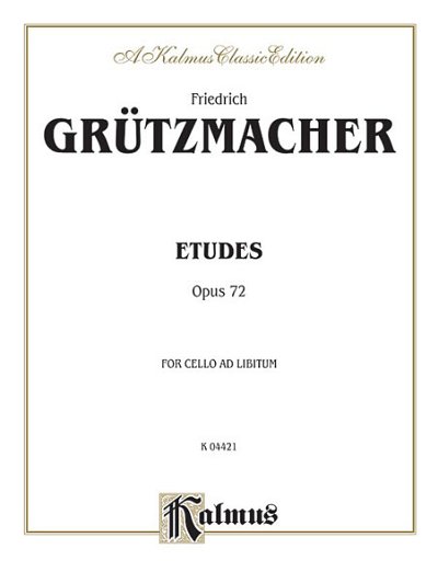 F. Grützmacher: Etudes, Op. 72, Vc (Bu)