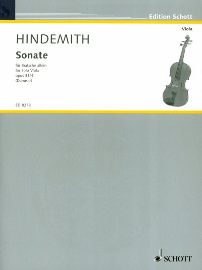P. Hindemith: Sonate op. 31/4 