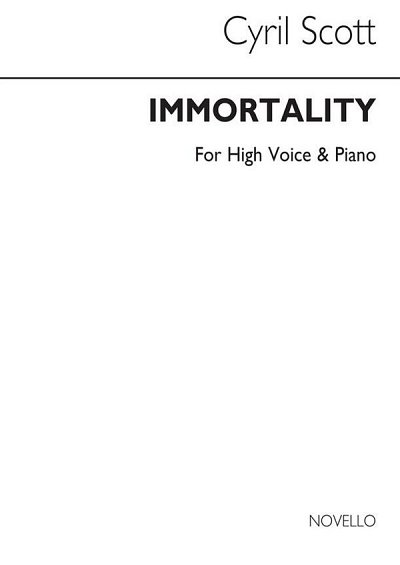 C. Scott: Immortality-high Voice/Piano (Key-g)