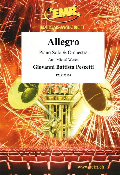G.B. Pescetti: Allegro, KlavOrch