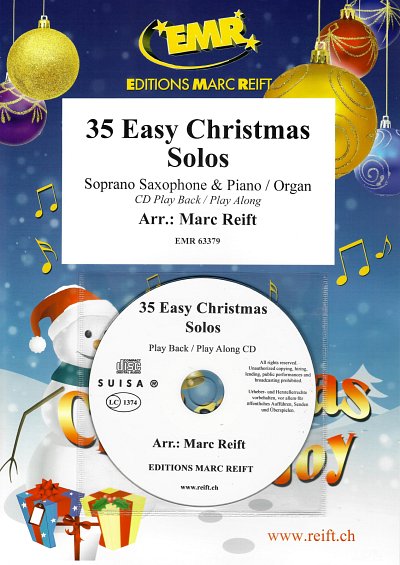 M. Reift: 35 Easy Christmas Solos, SsaxKlav/Org (+CD)