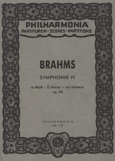 J. Brahms: Symphonie Nr. 4 op. 98 