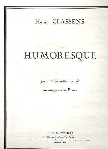 H. Classens: Humoresque, KlarKlv (KlavpaSt)
