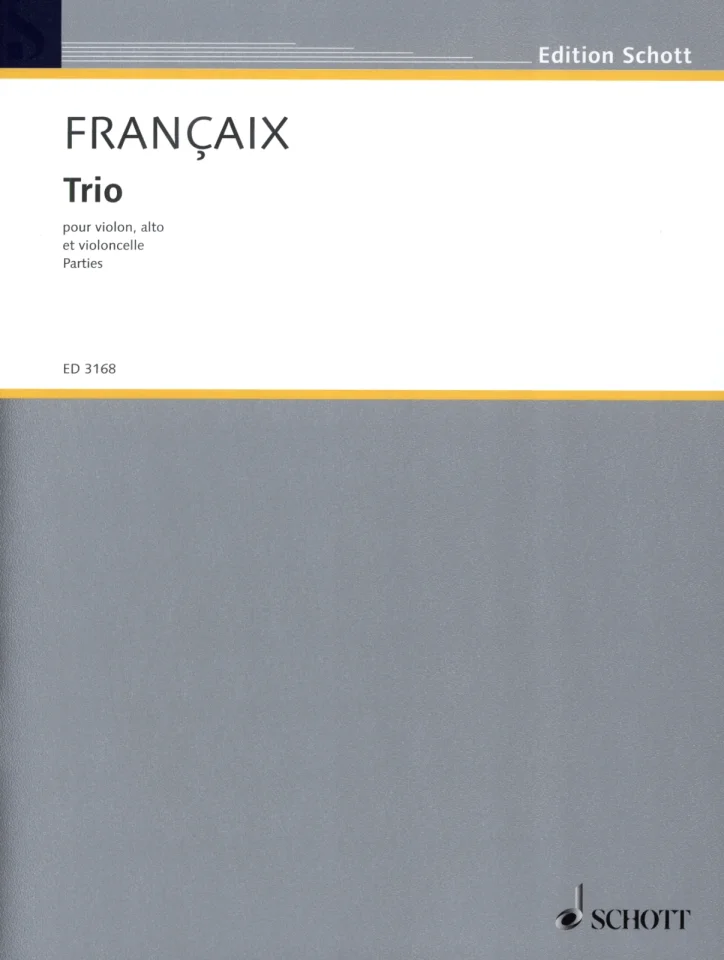 J. Françaix: Trio , VlVlaVc (Stsatz) (0)