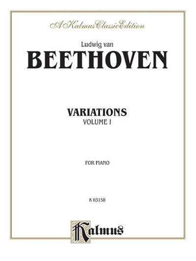 L. v. Beethoven: Variations, Volume I, Klav