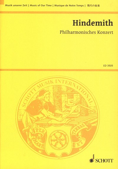 P. Hindemith: Philharmonisches Konzert , Orch (Stp)